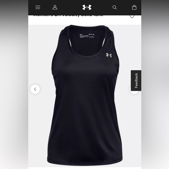 Under Armour Women’s Black Tank size Small - Picture 3 of 7